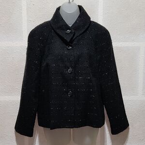 Briggs New York Black Glitzy Coat